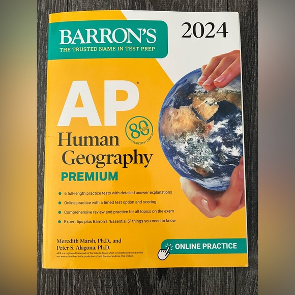 Barron’s AP Human Geography premium 2024 test prep - Picture 1 of 2